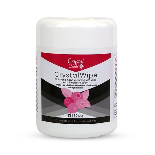 CrystalWipe - köröm- és kéztisztító nedves törlőkendő