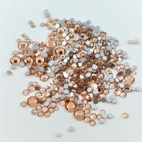 Körömkő Strassz 720db mix Lt Peach 17