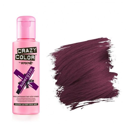 Crazy Color Hajszínező krém 100ml - 50 Aubergine