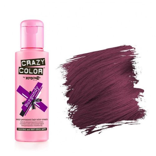 Crazy Color Hajszínező krém 100ml - 61 Burgundy