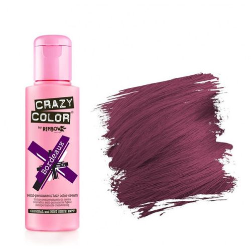 Crazy Color Hajszínező krém 100ml - 51 Bordeaux