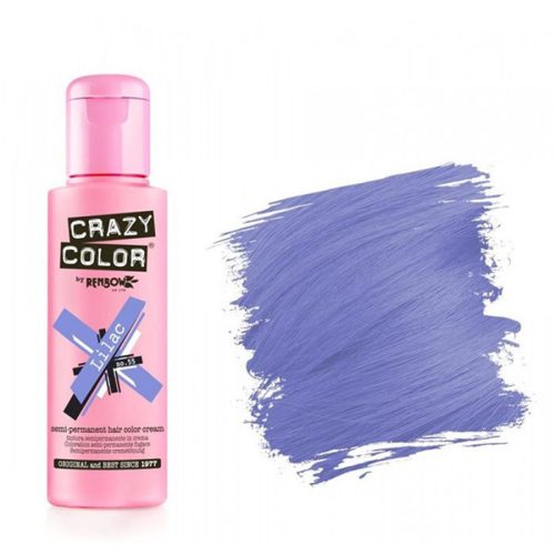 Crazy Color Hajszínező krém 100ml - 55 Lilac