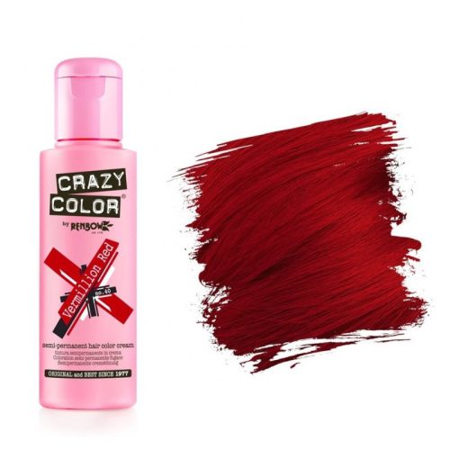 Crazy Color Hajszínező krém 100ml - 40 Vermillion Red