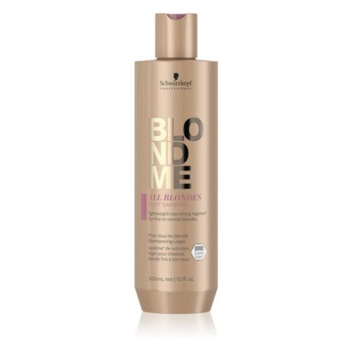 Schwarzkopf BLONDME All Blondes Light tápláló sampon vékonyszálú és normál hajra 300ml
