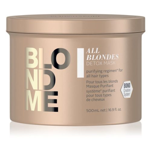 Schwarzkopf BLONDME All Blondes Detox detoxikáló és tisztító hajpakolás 500ml