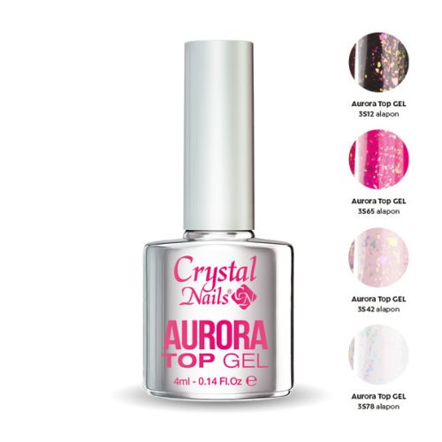 Crystal Nails Aurora Top Gel 4ml