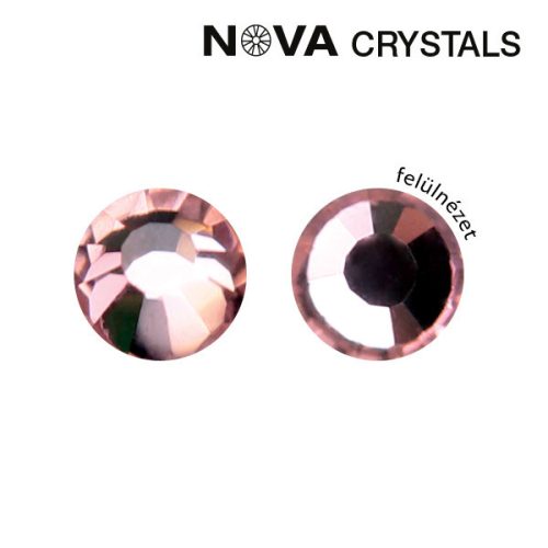 NOVA Crystal Strasszkő - Light rose SS3 (1,4mm)