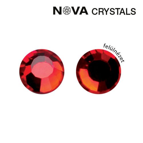 NOVA Crystal Strasszkő - Red SS8 (2,4 mm)