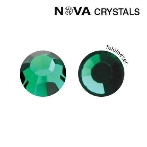 NOVA Crystal Strasszkő - Emerald SS8 (2,4 mm)