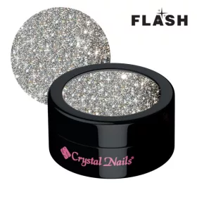Crystal Nails Flash glitters 1 - ezüst