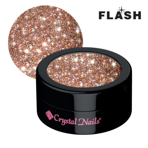 Crystal Nails Flash glitters 2 - rosegold