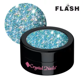 Crystal Nails Flash glitters 4 - türkiz