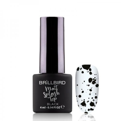 BrillBird Matt Splash Top - black 4ml