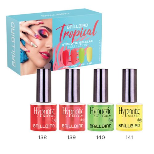 BrillBird Tropical Hypnotic Gél Lakk Készlet