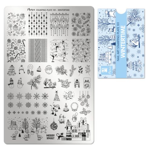 Moyra Körömnyomda lemez 101 Wintertime