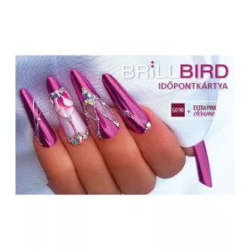 BrillBird Időpontkártya - EXTRA PINK 2019/7