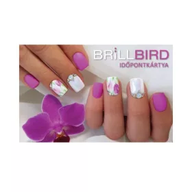 BrillBird Időpontkártya/Orchidea 2018/6