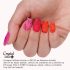 Crystal Nails Confetti Top Gel - Matte Black 4ml