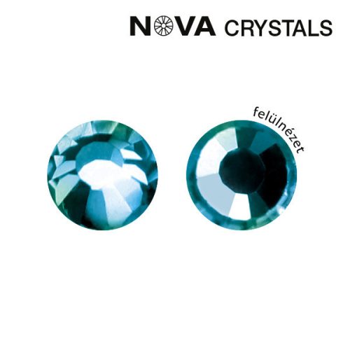 NOVA Crystal Strasszkő -  Aquamarine AB SS3 (1,4 mm)
