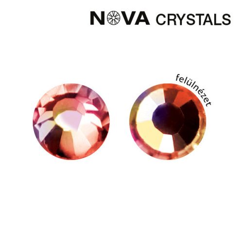 NOVA Crystal Strasszkő -  Coral AB SS3 (1,4 mm)