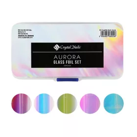 Crystal Nails Üvegfólia szett - Aurora