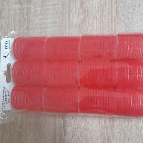 Ef-es öntapadós hajcsavaró 36 mm piros 