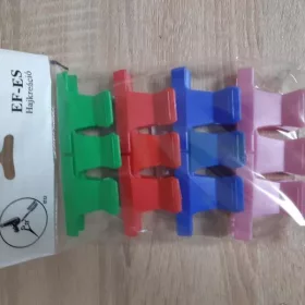 EF-ES műanyag pillangó csipesz 12db