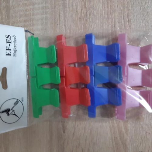 EF-ES műanyag pillangó csipesz 12db