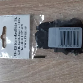 Ef-es szilikon gyűrű vastag fekete