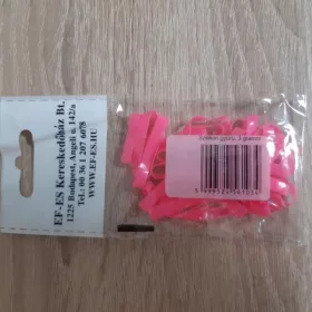 Ef-es szilikon gyűrű vastag pink