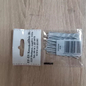 Ef-es fehér hullámcsat gömbös 5cm 20 db