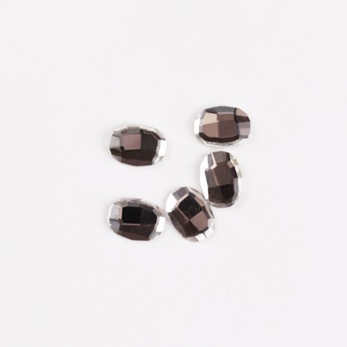 BrillBird Műköröm Formakövek (10 db-os) oval 8x6mm clear