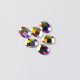 BrillBird Műköröm Formakövek (10 db-os) oval 8x6mm clear AB