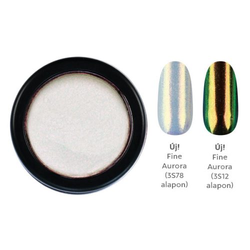 Crystal Nails ChroMirror króm pigmentpor - Fine Aurora