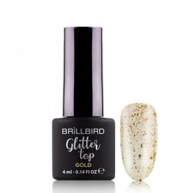 BrillBird Glitter Top - gold - 4ml TF
