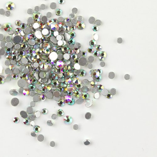 BrillBird Műköröm Strasszkő crystal AB (100 db-os) SS8