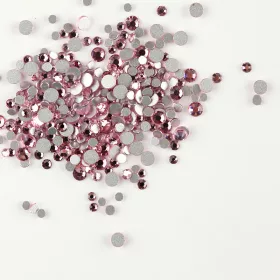 BrillBird Műköröm Strasszkő light pink (100 db-os) SS8