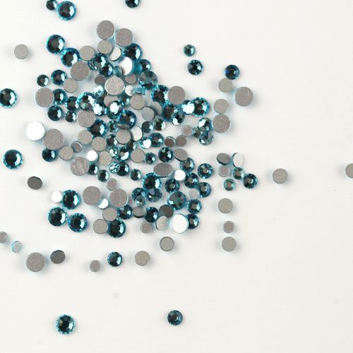 BrillBird Műköröm Strasszkő turquoise (100 db-os) SS3