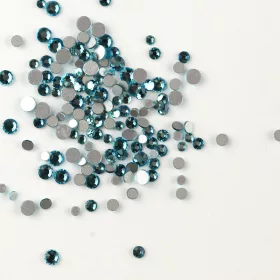 BrillBird Műköröm Strasszkő turquoise (100 db-os) SS8