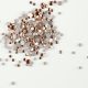 BrillBird Műköröm Strasszkő rose gold (100 db-os) SS3