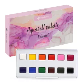 Crystal Nails Aquarell paletta 12 darabos - Essential