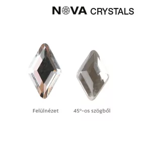 NOVA Crystal Gems Formakő - 3x5mm rombusz (crystal)