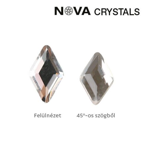 NOVA Crystal Gems Formakő - 3x5mm rombusz (crystal)