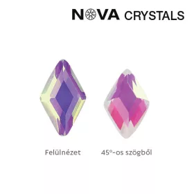 NOVA Crystal Gems Formakő - 3x5mm rombusz (aurora)