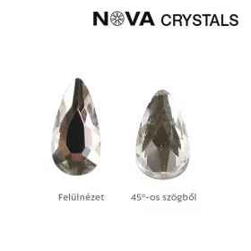 NOVA Crystal Gems Formakő - 5x3mm csepp (crystal)