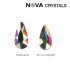 NOVA Crystal Gems Formakő - 3x5mm csepp (crystal AB)