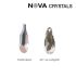 NOVA Crystal Gems Formakő - 2x6mm csepp (crystal)