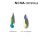 NOVA Crystal Gems Formakő - 2x6mm csepp (crystal AB)