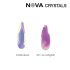 NOVA Crystal Gems Formakő - 2x6mm csepp (aurora)