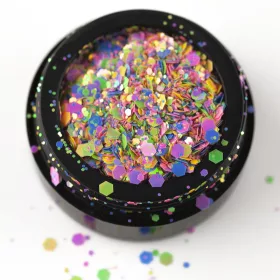 BrillBird Díszítő Flitter - rainbow